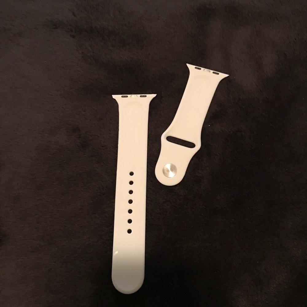 Apple Watch soft white sports band
